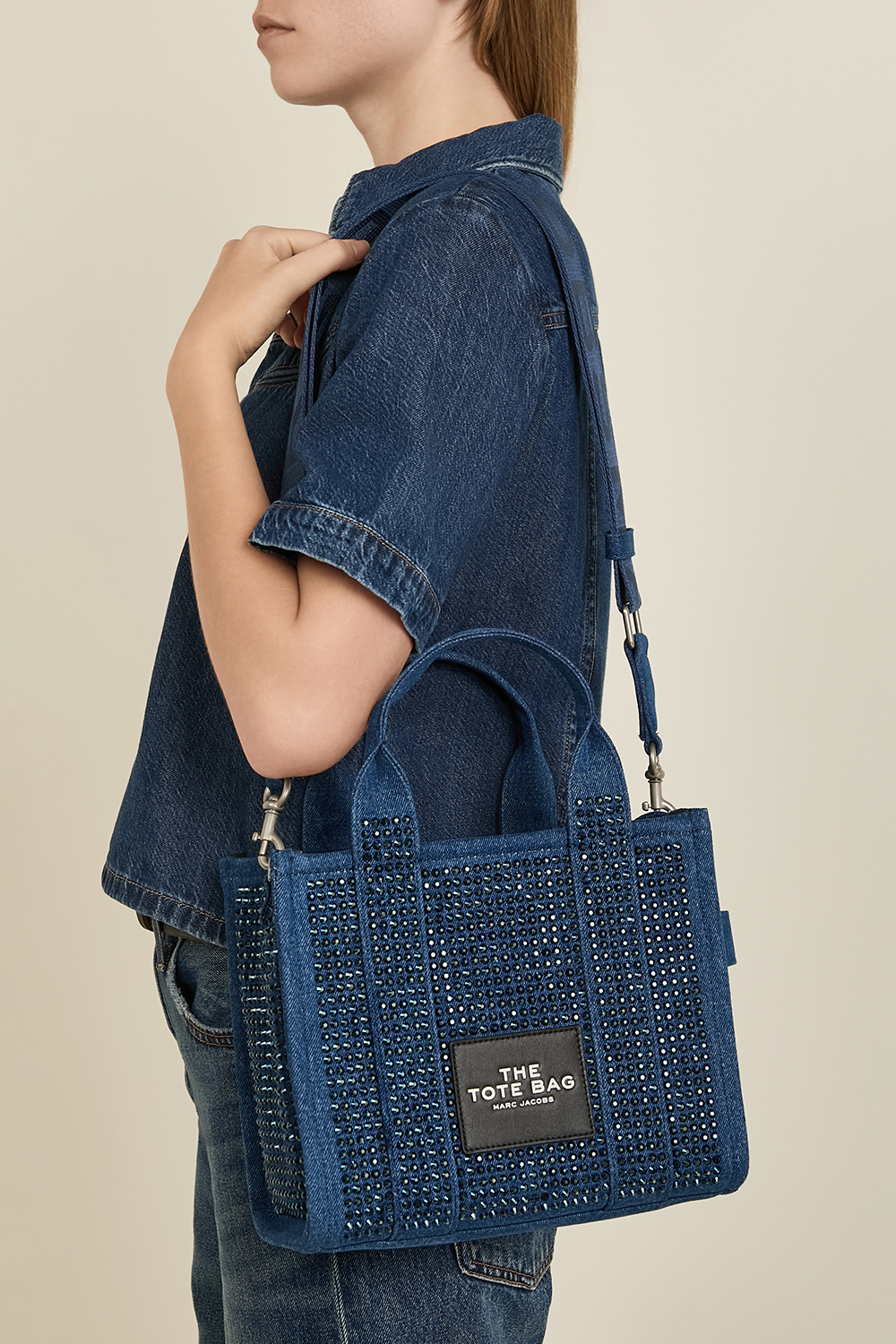 תיק טוט קריסטלים סמול MARC JACOBS